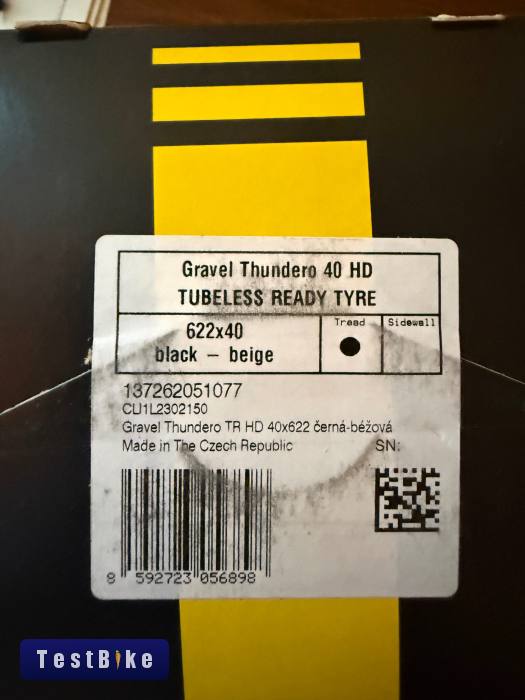 Tufo Gravel Thundero HD TLR hajtogatható 622/700c