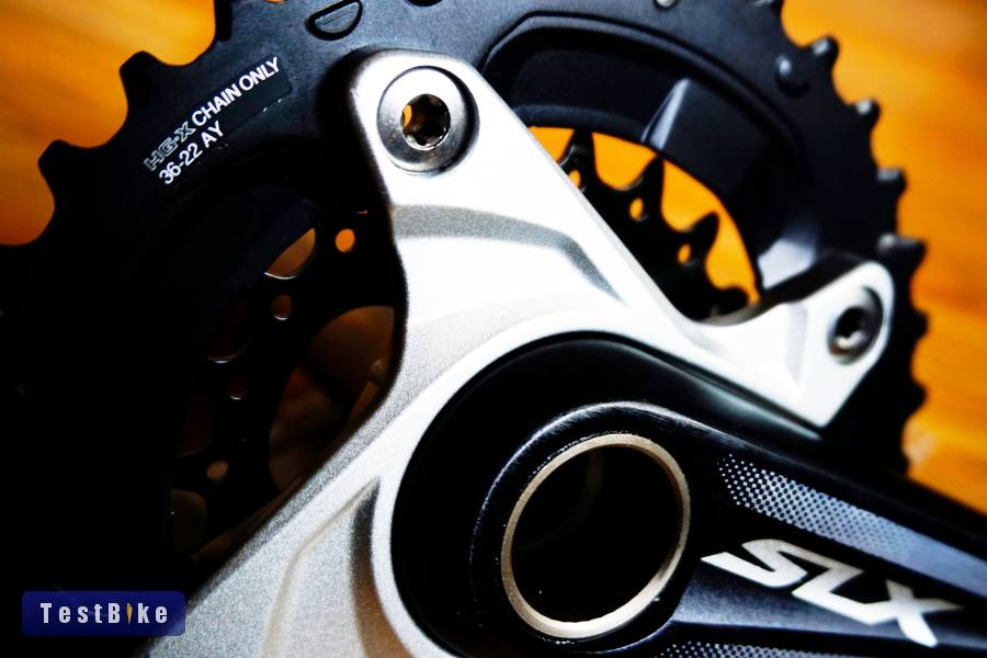 Új  36/22 Shimano SLX FC M677 hajtómű