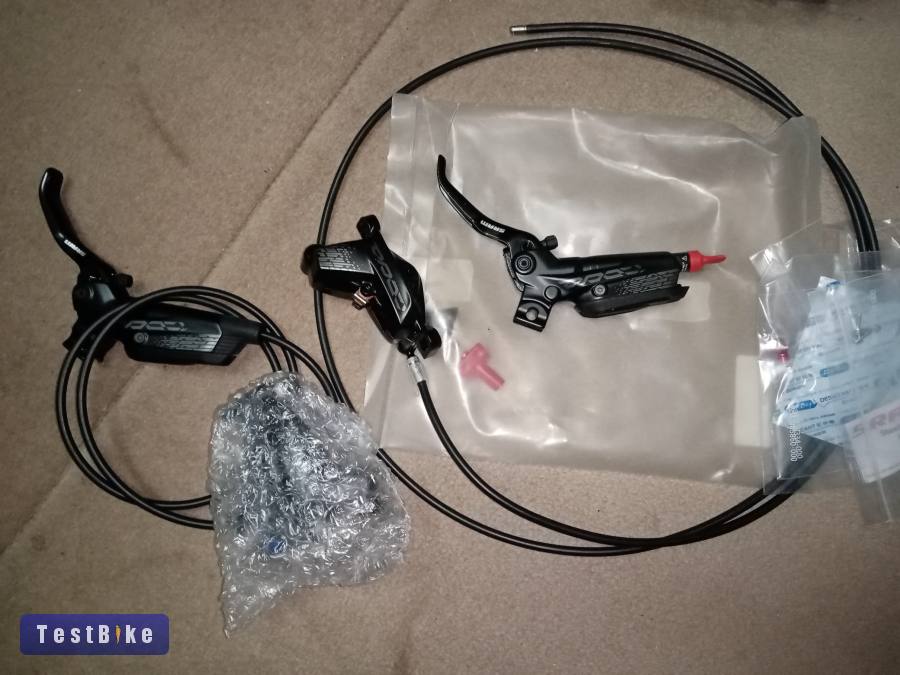 Új, bicajról bontott sram code r+ 2db tárcsával 200mm