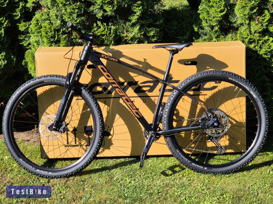 Új! Csak kicsomagolt kerékpár, slx, rock shox