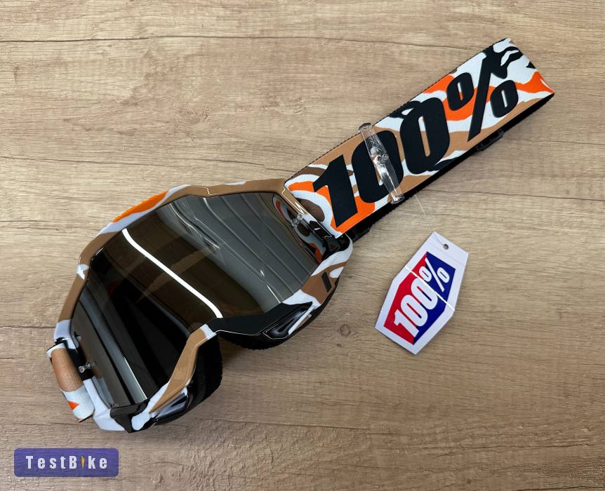 Új 100% Accuri 2 camo, ezüst tükrös lencsés DH/FR szemüveg
