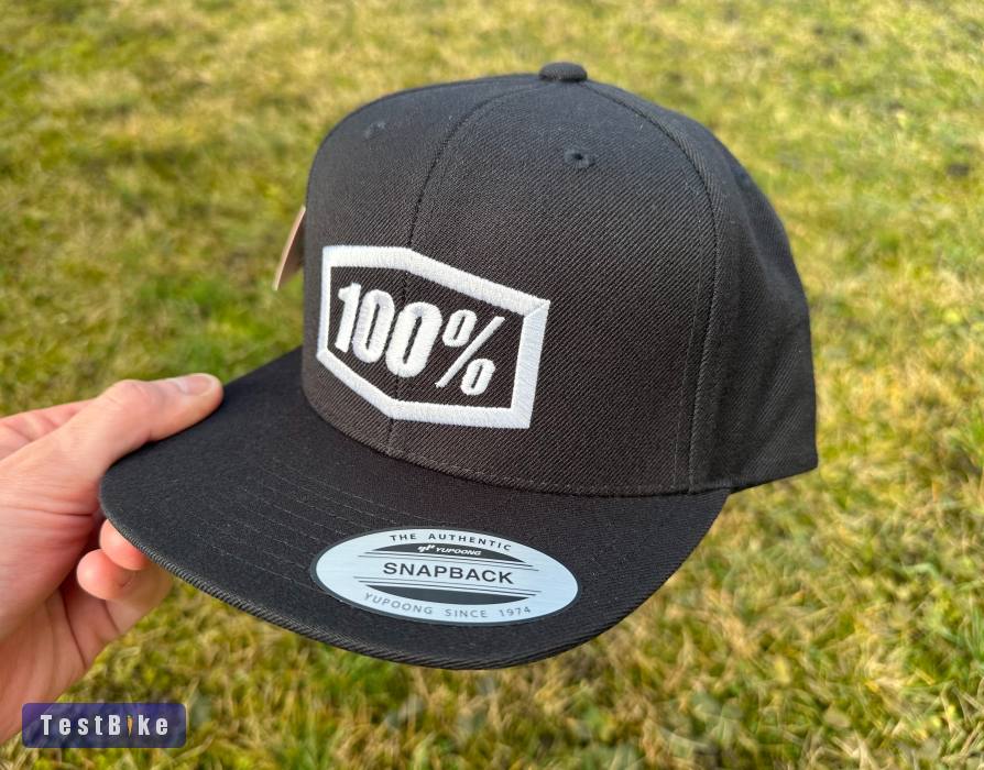 Új 100% Icon fekete sapka, snapback - ride100percent