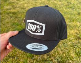 Új 100% Icon fekete sapka, snapback - ride100percent