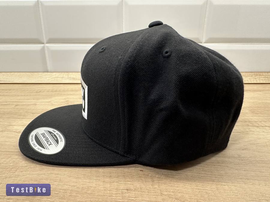 Új 100% Icon fekete sapka, snapback, 100percent
