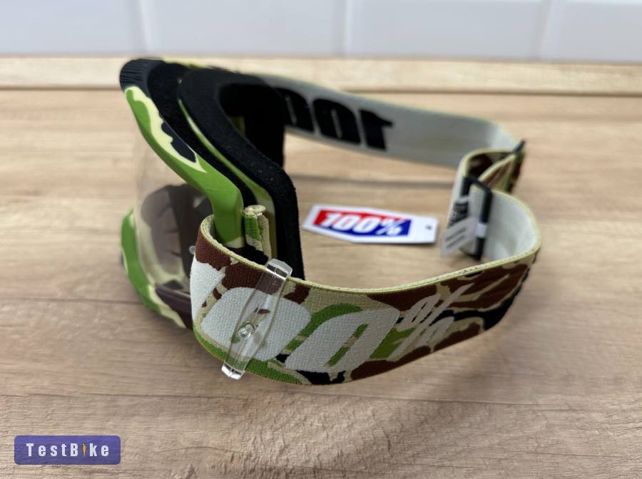 Új 100% Strata 2 camo, átlátszó lencsés DH/FR szemüveg