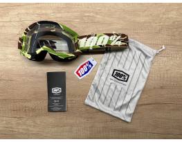 Új 100% Strata 2 camo, átlátszó lencsés DH/FR szemüveg