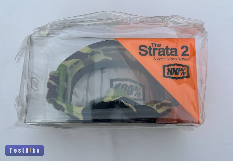 Új 100% Strata 2 camo DH/FR szemüveg, védőszemüveg