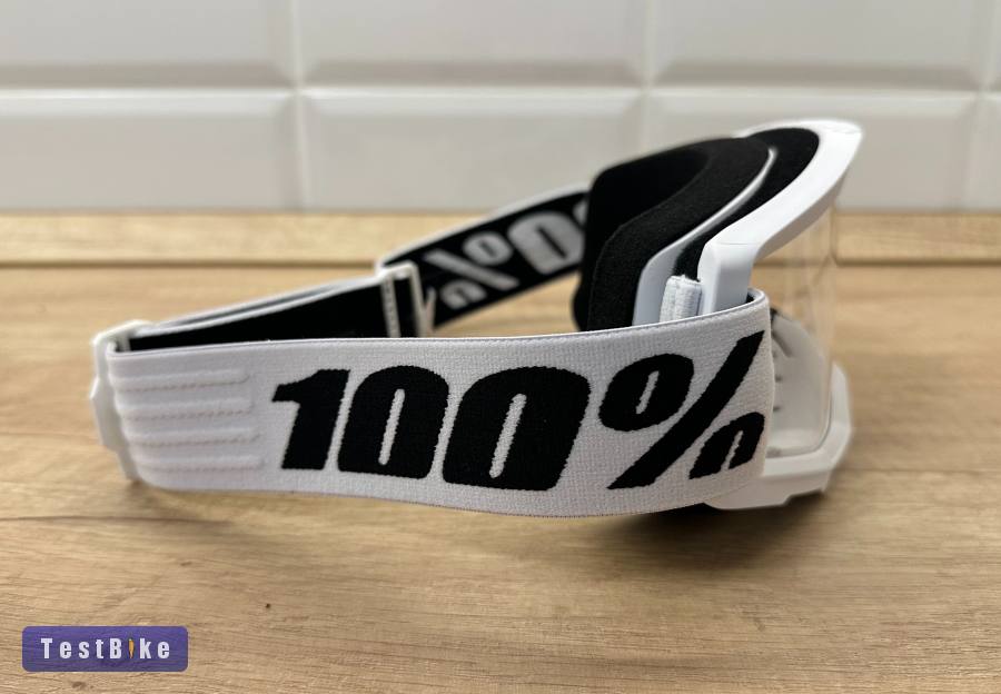 Új 100% Strata 2 fehér, átlátszó lencsés DH/FR szemüveg
