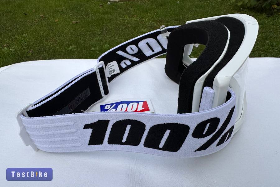 Új 100% Strata 2 fehér DH/FR szemüveg, védőszemüveg