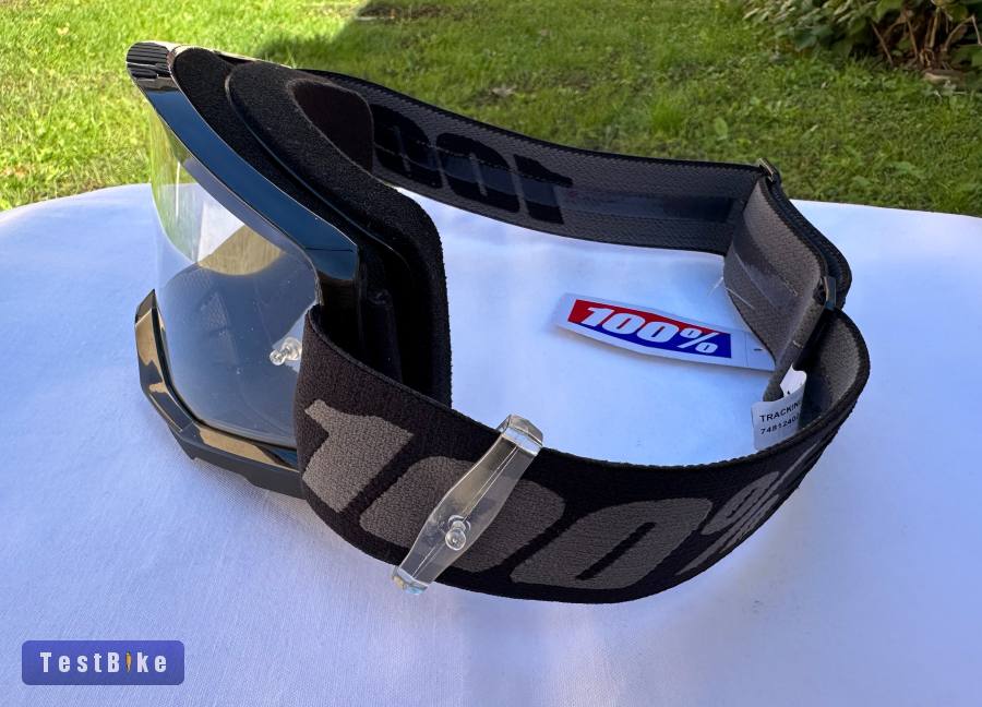 Új 100% Strata 2 fekete/szürke DH/FR szemüveg, védőszemüveg