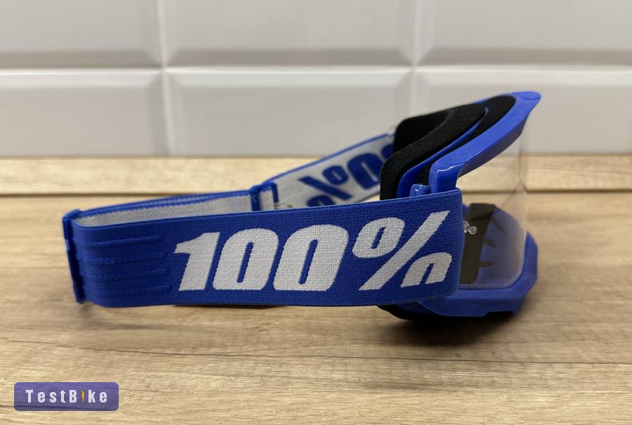 Új 100% Strata 2 kék, átlátszó lencsés DH/FR szemüveg