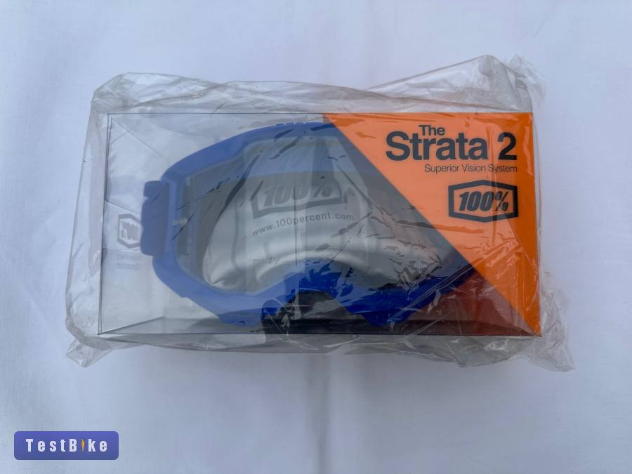 Új 100% Strata 2 kék, szemüveg, védőszemüveg