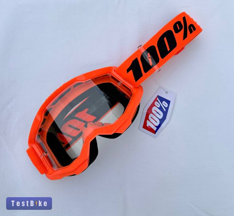 Új 100% Strata 2 narancssárga, szemüveg, védőszemüveg