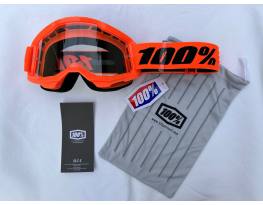 Új 100% Strata 2 narancssárga DH/FR szemüveg, védőszemüveg