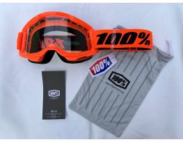 Új 100% Strata 2 narancssárga DH/FR szemüveg, védőszemüveg