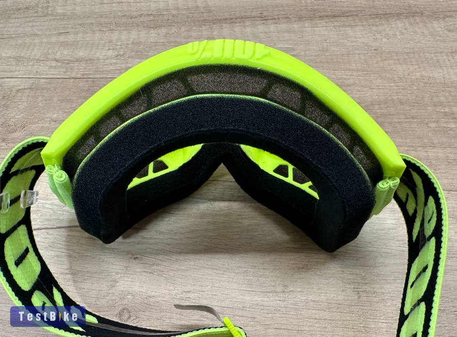 Új 100% Strata 2 neon sárga, átlátszó lencsés DH/FR szemüveg