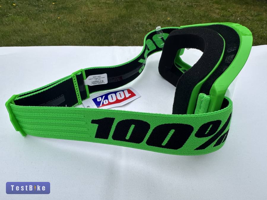 Új 100% Strata 2 neon zöld DH/FR szemüveg, védőszemüveg