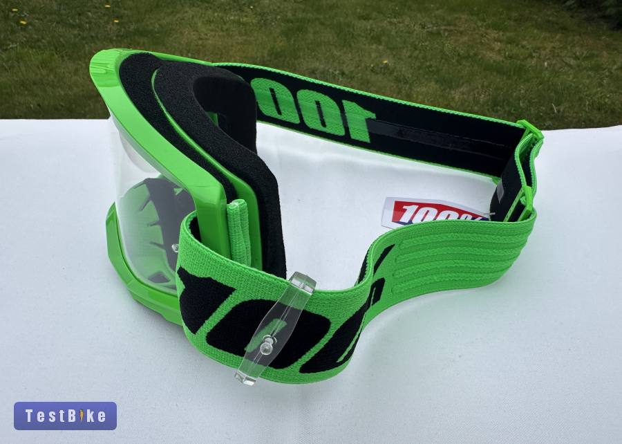 Új 100% Strata 2 neon zöld DH/FR szemüveg, védőszemüveg