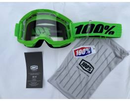 Új 100% Strata 2 neon zöld DH/FR szemüveg, védőszemüveg