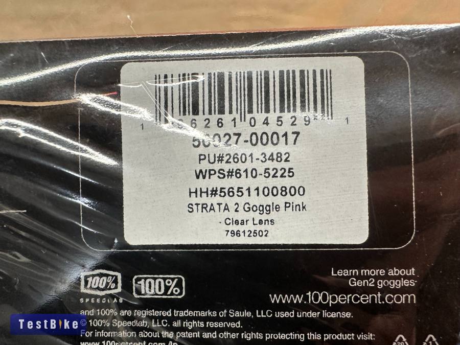 Új 100% Strata 2 rózsaszín DH/FR szemüveg, védőszemüveg