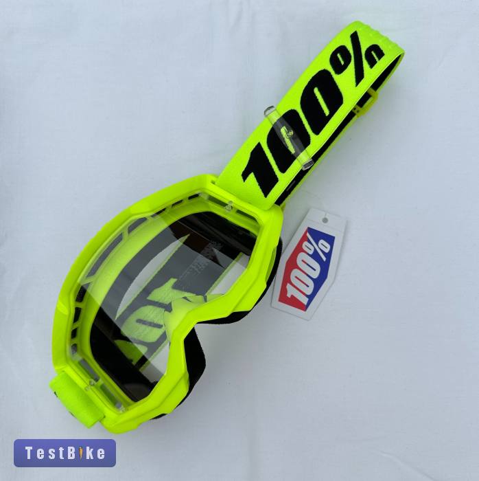 Új 100% Strata 2 sárga DH/FR szemüveg, védőszemüveg