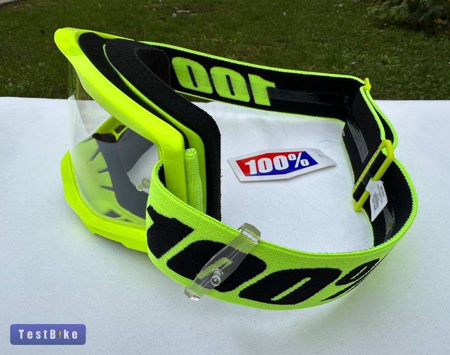 Új 100% Strata 2 sárga DH/FR szemüveg, védőszemüveg