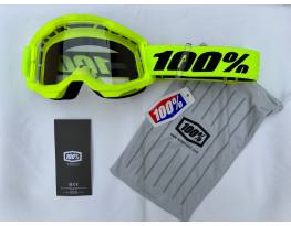Új 100% Strata 2 sárga DH/FR szemüveg, védőszemüveg