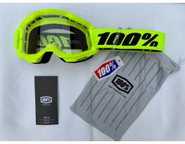 Új 100% Strata 2 sárga DH/FR szemüveg, védőszemüveg