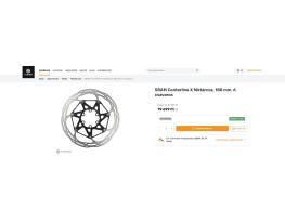 Új 180mm féktárcsa Sram 6 csavaros Centerline X 125gramm