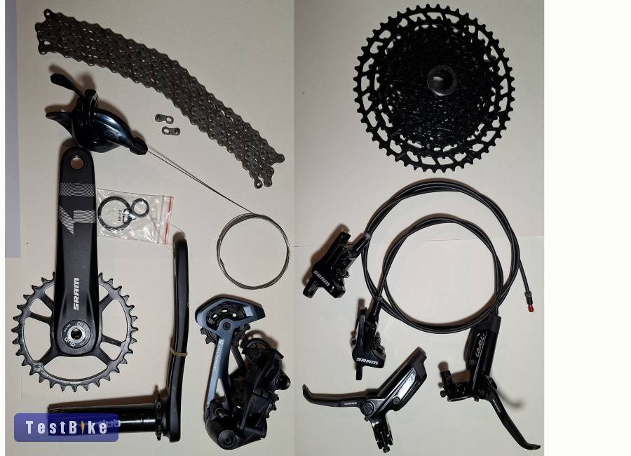 Új 1x12 Sram szett, hajtás, váltás, fék. SX Eagle dub