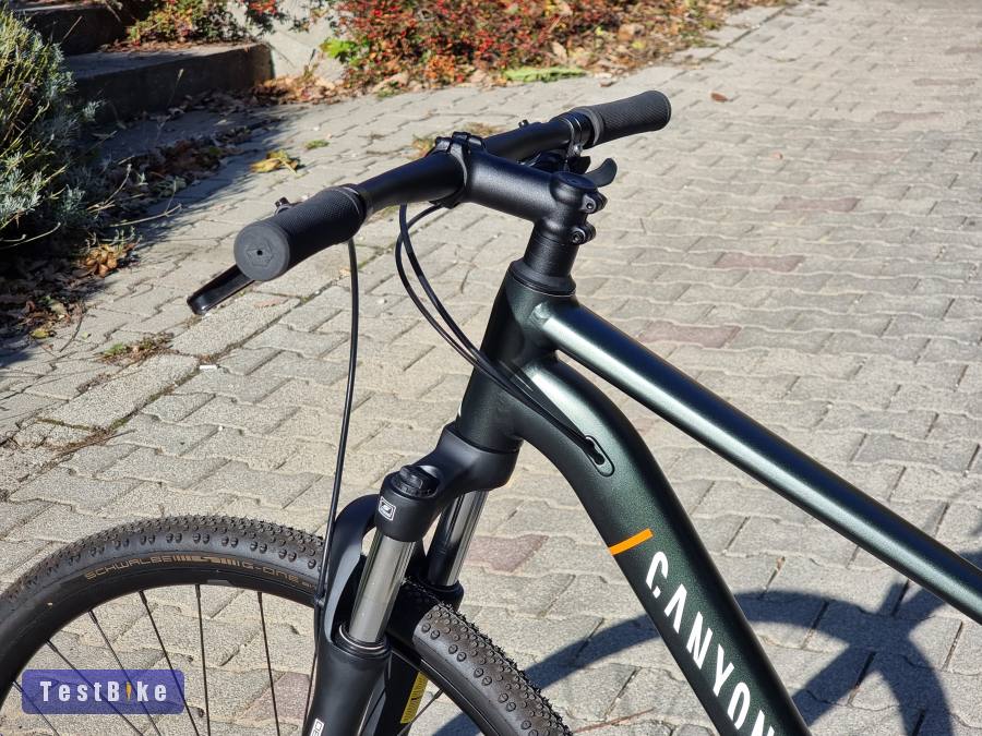 Új 2024 es Canyon Pathlite fitness gravel keró első villával