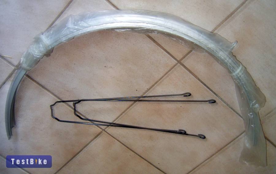 Új 26-os széles sárvédő pár, szürke színű