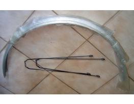 Új 26-os széles sárvédő pár, szürke színű eladó