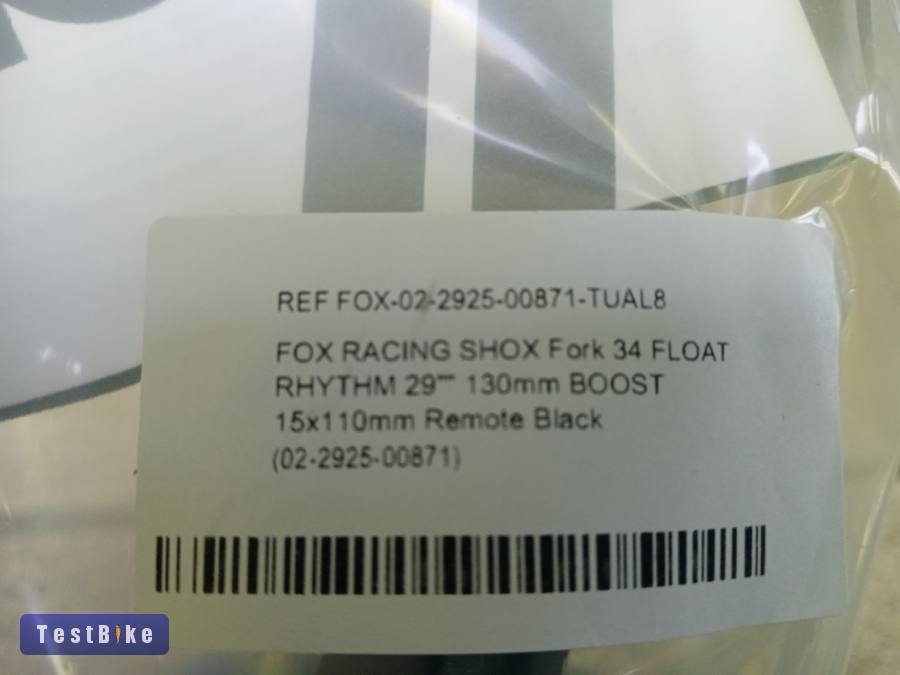 Új 29"fox34 rhythm 130mm boost