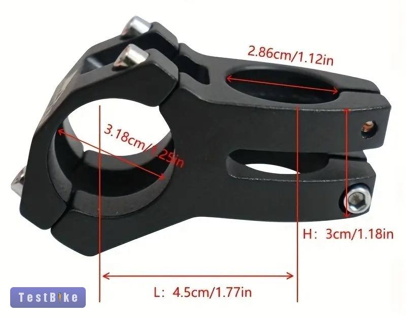 Új 45mm alumínium kerékpár stucni ( kormányszár ) . 