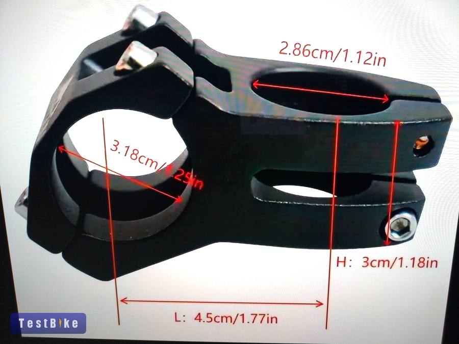Új 780mm alumínium kerékpár kormány 45mm stucnival együtt 