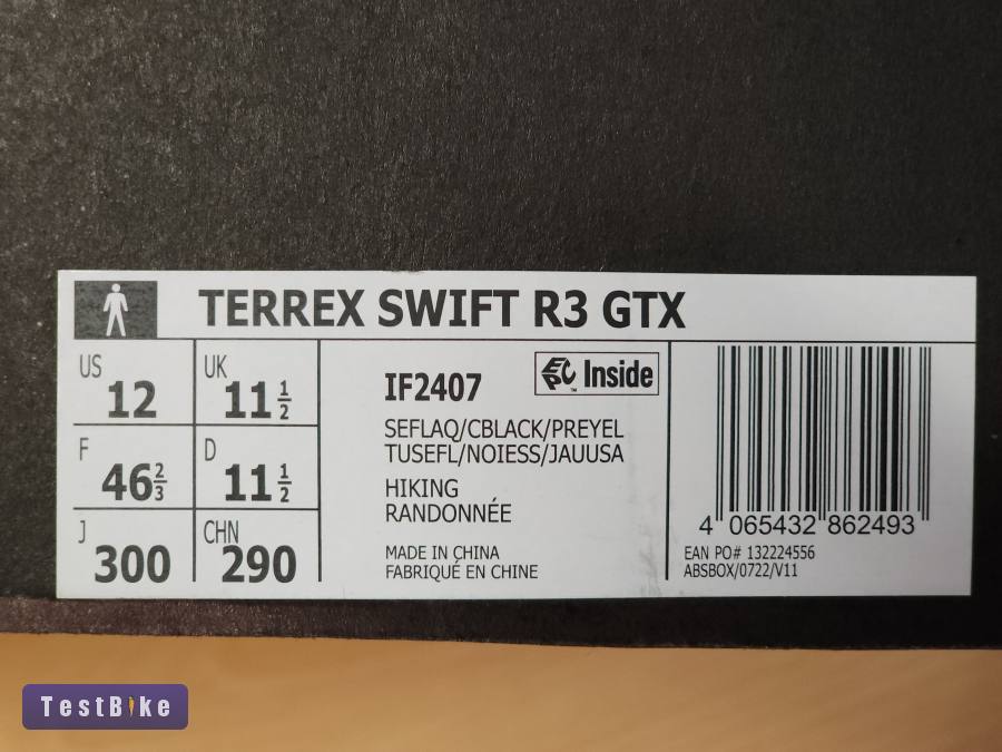 Új Adidas Terrex GTX cipő 46 2/3