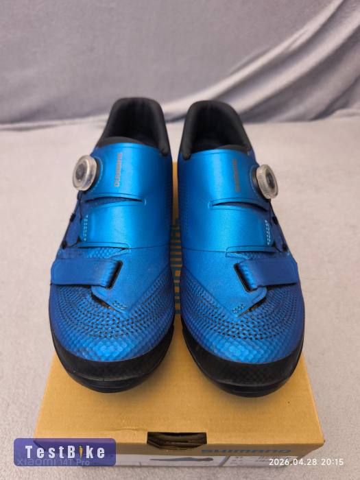 Új áll. Shimano SPD cipő, BOA rögzítés - max 25.7cm lábhoz