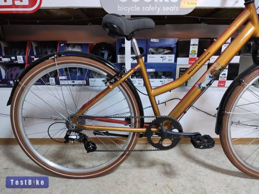 Új Csepel Alu női városi kerékpár 44cm – Lovas festményekkel