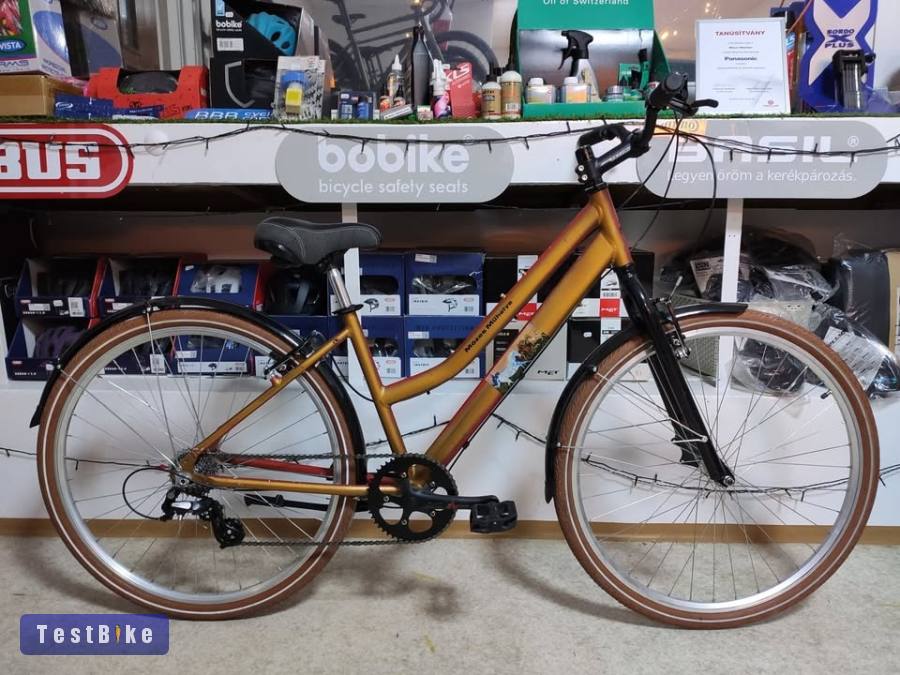 Új Csepel Alu női városi kerékpár 44cm – Lovas festményekkel