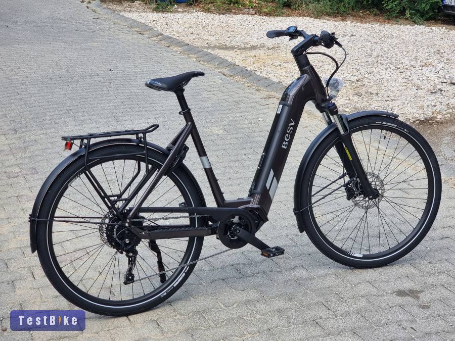 Új Besv prémium trekking és városi ebike Shimano 85nm 630wh