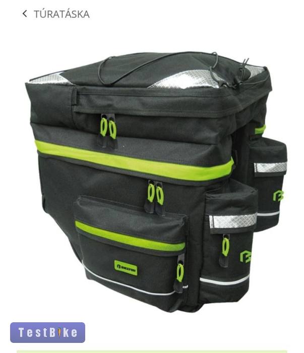 Új Bikefun  3 részes túratáska csomagtartóra