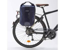 Új Btwin 500 Kerékpáros táska csomagtartóra, vízhatlan, 20L