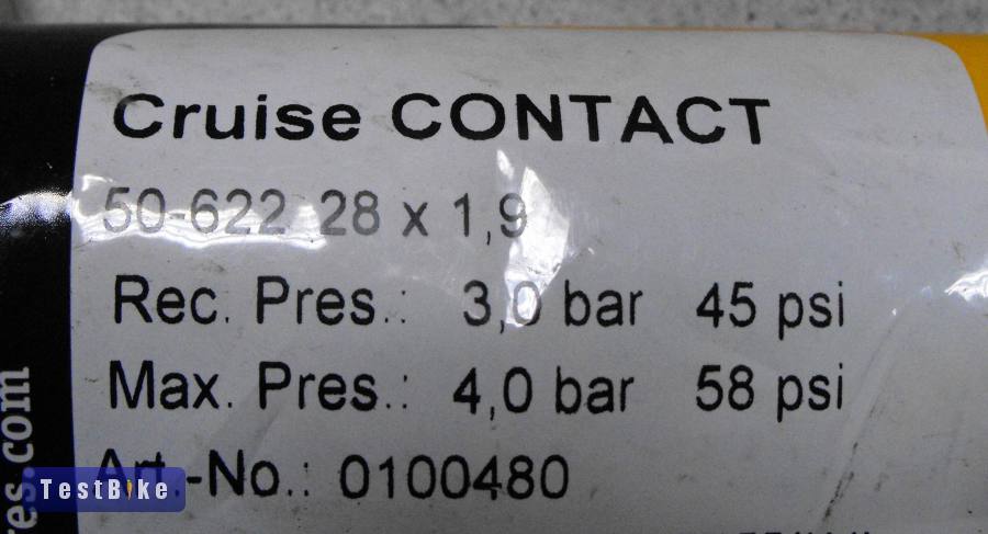 Új Continental Cruise Contact gumiköpeny