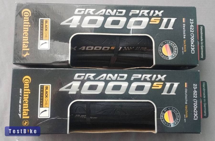 Új Continental Grand Prix 4000 SII dobozában párban