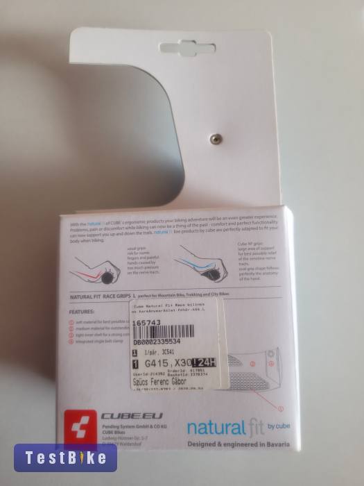 Új Cube Natural Fit Race bilincses kormánymarkolat 