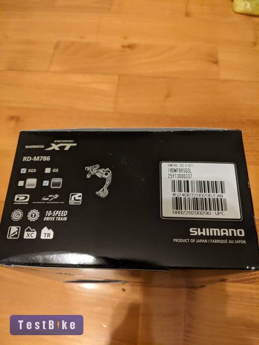 Új Deore XT hátsó váltó, 10 seb. hosszú.