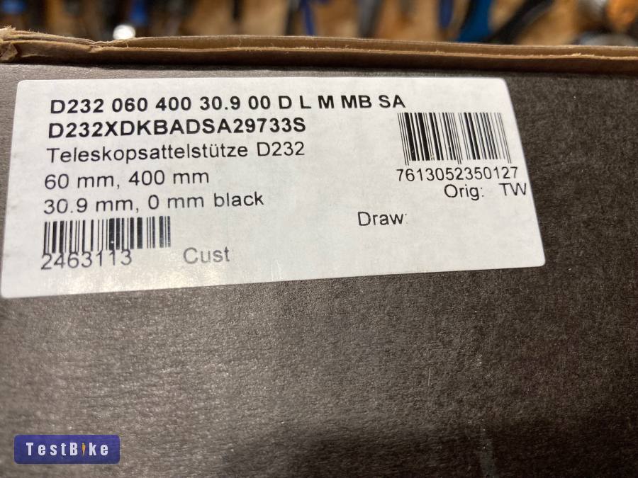 Új dobozos DTSwiss D232 dropper