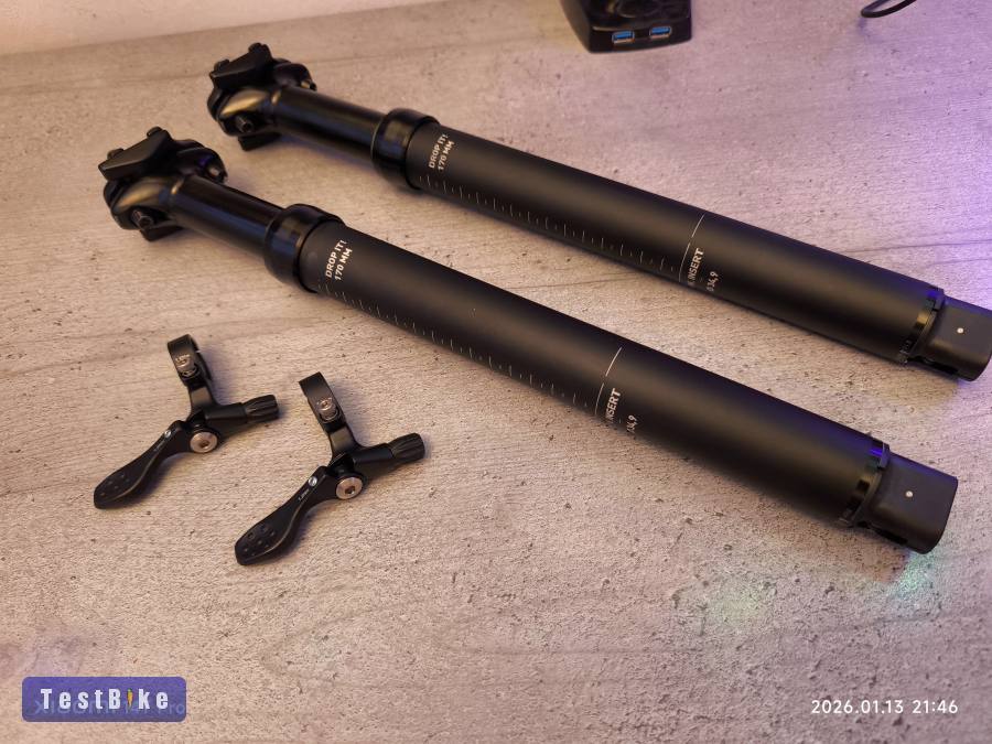 Új Ebike dropper post nyeregcső - karral együtt, 170mm/34.9