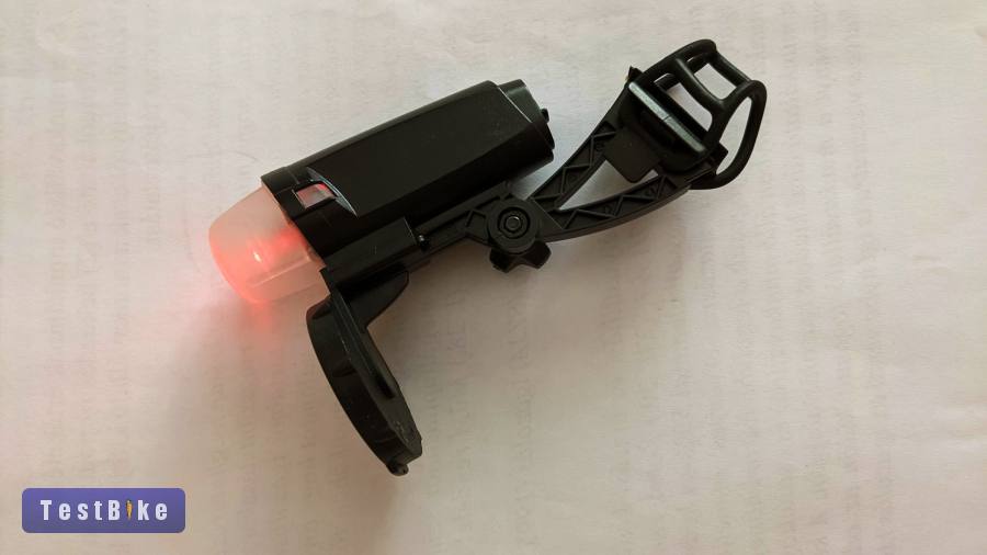 Új! Elemes hátsó kerékpárlámpa eladó! Pántos rögzítés, vázra